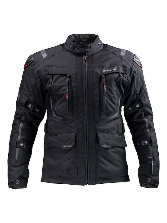 Nordcode Dakar Evo II Oversize Bărbătesc Geacă de motocicletă 4 Sezoane Waterproof Negru