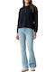 Women's Jean Trousers Flared Light Blue