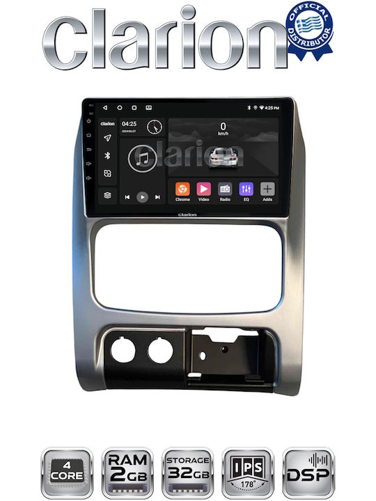 Clarion Ηχοσύστημα Αυτοκινήτου για Jeep Cherokee / Liberty 2002-2007 (Bluetooth/USB/WiFi/GPS/Apple-Carplay/Android-Auto)