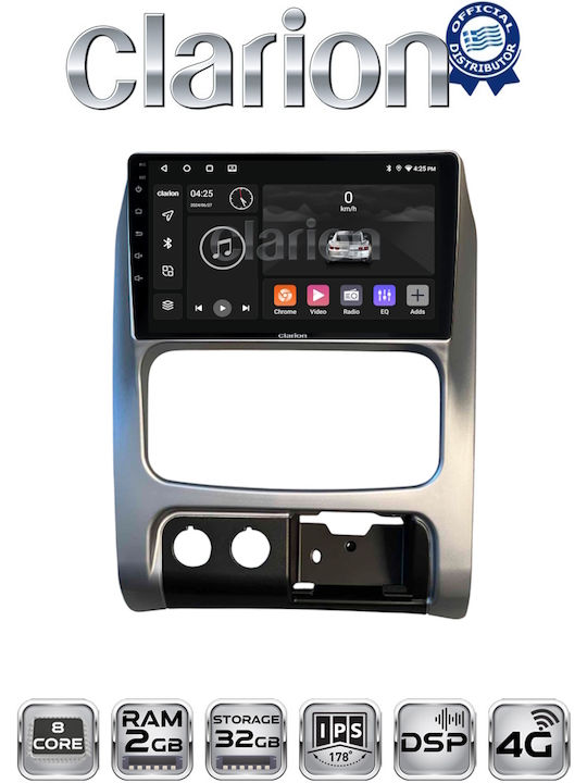 Clarion Sistem Audio Auto pentru Jeep Cherokee / Libertate 2002-2007 (Bluetooth/USB/WiFi/GPS/Apple-Carplay/Android-Auto)