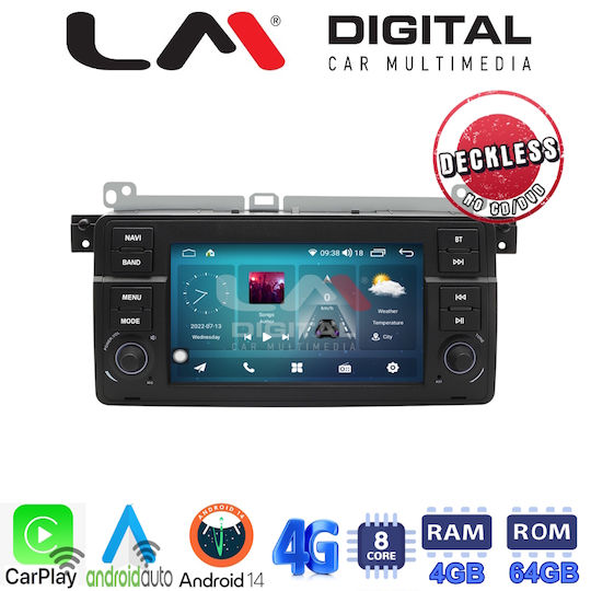 LM Digital Car Audio System for BMW Series 3 (E46) 1998 > 2006 (Bluetooth/USB/WiFi/GPS/Apple-Carplay/Android-Auto)