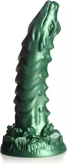 XR Glass Dildo With Suction Cup Green 20.5cm