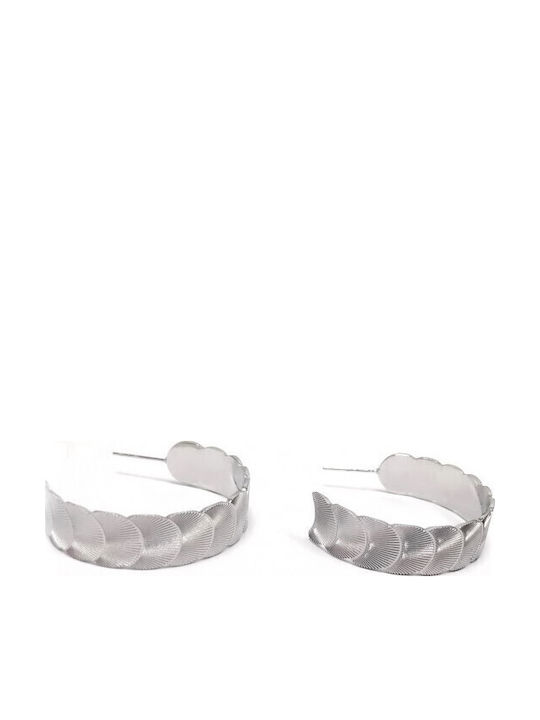Karma Fashion Earrings Hoops made of Steel