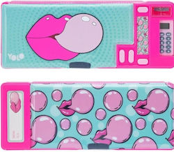 Yolo Magnetic Pencil Case with Calculator Light...