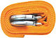 Autoabschleppmittel in Orange Farbe