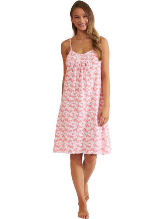 Harmony Winter Women's Nightdress Peach