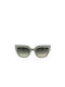 Furla Women's Sunglasses with Green Plastic Frame and Green Gradient Lens SFU809V 04GT