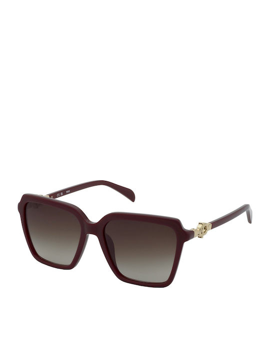 Tous Women's Sunglasses with Burgundy Plastic Frame and Burgundy Lens toc74 09fh