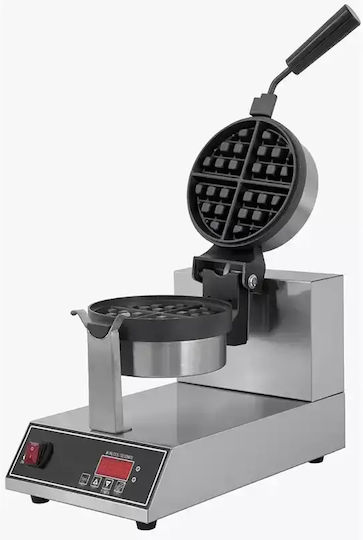 Galore Mașină de gătit waffle comercială Single pentru clătite rotunde VEDRW1