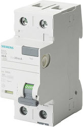 Siemens Ρελέ Διαρροής 2x25A 230V