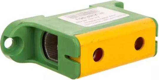 Elektro-plast Bipolar Rail Terminal for 2-conductor Passage 16 95mm2 Yellow-green Wlz35pz 48.597