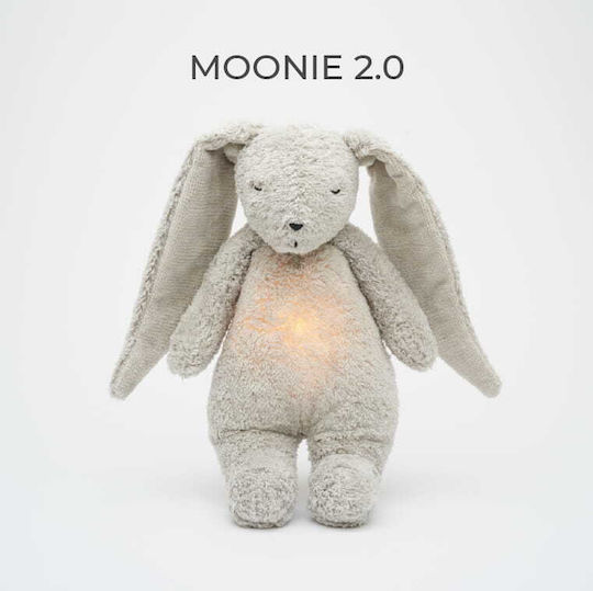 Moonie Ζωάκι The Humming Bunny από Ύφασμα με Αισθητήρα Κλάματος για Νεογέννητα