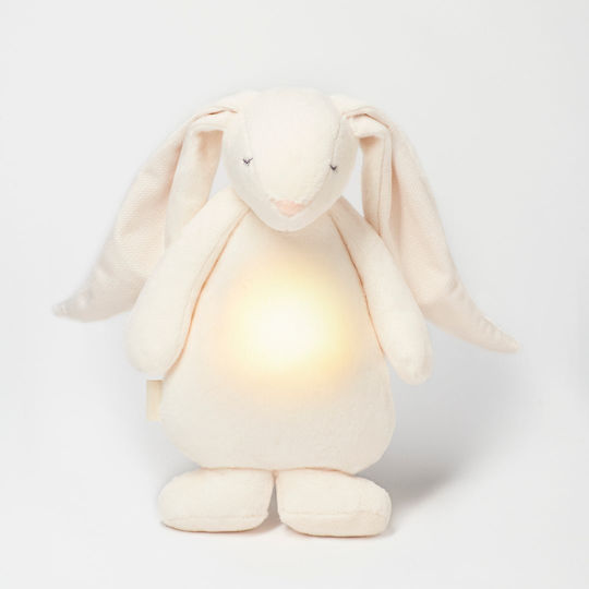 Moonie Animăluț The Humming Bunny din Țesătură Cu senzor de plâns