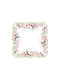 My Home Luxury Tablecloth Linen Stain Resistant Multicolour 140x140cm