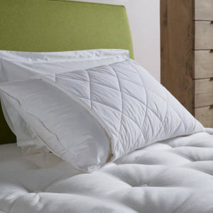 Pucioasa Set Protecții pentru Pernă Matlasat Albe 70x70cm.