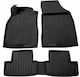 Race Axion Set of Front and Rear Mats 5pcs Tray Type for Renault Megane 2008-2015 Black