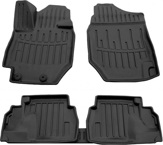 Race Axion Set of Front and Rear Mats 5pcs Tray Type for Suzuki Jimny 2018 Black