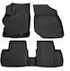 Race Axion Set of Front and Rear Mats 5pcs Tray Type for Peugeot 301 Black