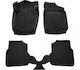 Race Axion Set of Front and Rear Mats 4pcs Tray Type for Seat Ibiza 2008-2017 Black