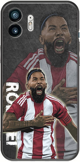 Fotbaliști Rodinei Nothing Phone 2 Negru TPU Silicon Negru