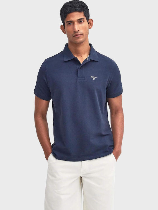 Barbour Polo Μπλούζα Κοντομάνικη Navy