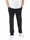 Leg Pant Sweatpants without Elastic Black