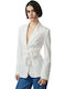 Desiree Long Women's Blazer Ecru