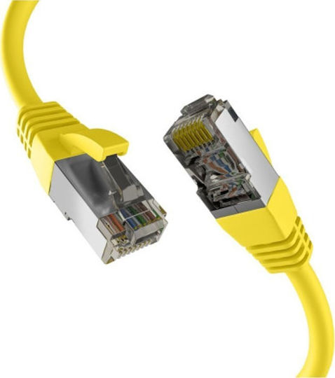 EFB S/FTP Cat.8.1 Καλώδιο Δικτύου Ethernet 0.5m Κίτρινο