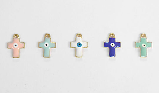 Σταυρος Σμαλτο Ματακι Μεσαιος Χρυσος 16mm X 20mm 05177830 50 Τεμάχια
