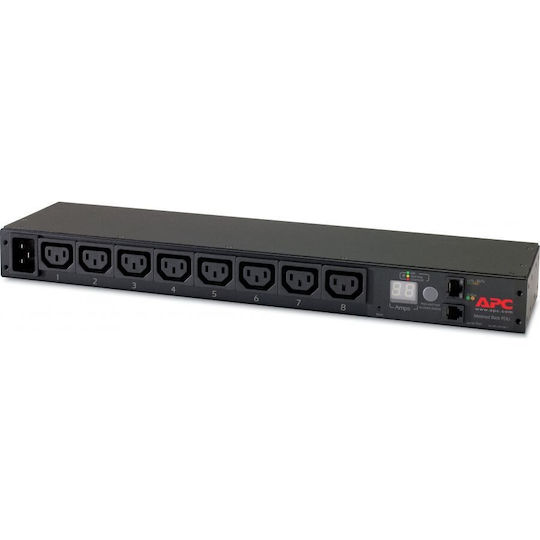 Рак PDU с измерване 1U 12A/208V 10A/230V 8 C13