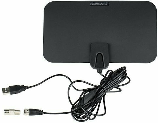 ACP 2049637 Indoor TV Antenna (Requires Power Supply) Black