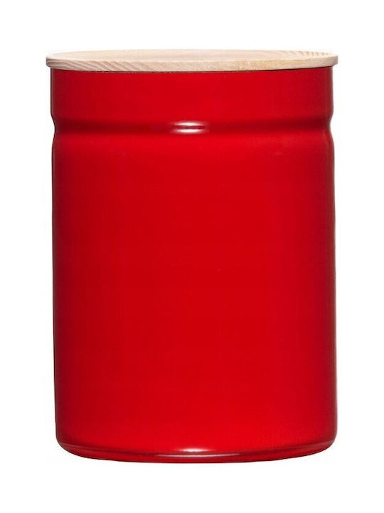 Riess Vase General Use with Lid Wooden 2200ml