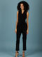 Women's Sleeveless One-piece Suit Black