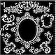 Thick Stencil Stamperia 18x18cm House Roses Bor...