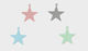 Metallstern Farbe 25mm A15893b25 0517835 50 Stück