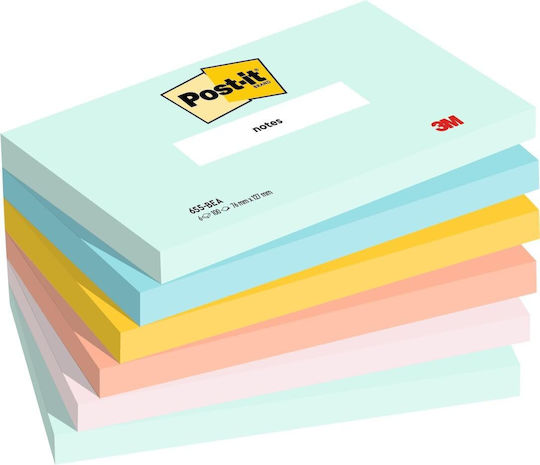 Post-it Autocolante Hârtii de Notițe în Cub 100 Foi Albastru 7.6x12.7buc