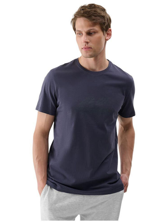 4F Bluza Tricou Cu Mânecă Scurtă Gri