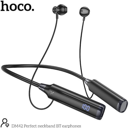 Hoco DM42 In-ear Bluetooth Handsfree Ακουστικά Μαύρα