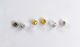 Μεταλλικη Χαντρα Ασημι Χρυσο 6mm X 6mm 0517246 100 Τεμάχια