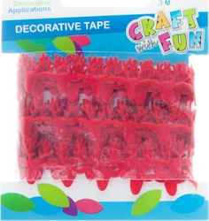 Craft with Fun Αυτοκόλλητη Ταινία Διακόσμησης 12τμχ
