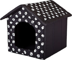 Hobbydog Hundehütte Stoff Schwarz 60x60x55cm