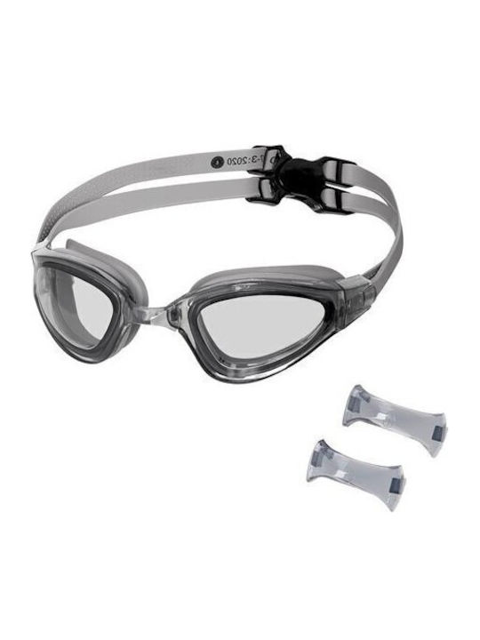 Nils Swimming Goggles Adults with Anti-fog Lenses Gray