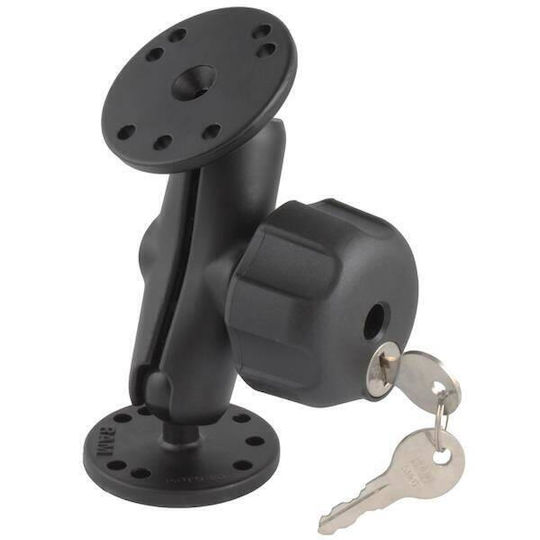 Suport Ram Mounts cu dublă bilă și buton de blocare cu cheie, mărime B, mediu
