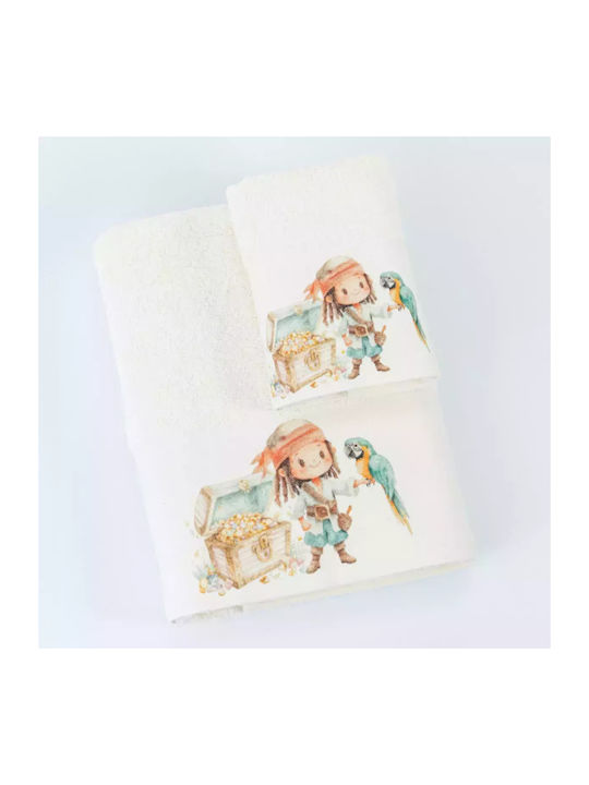 Borea Set de prosoape pentru copii 2pcs Pirate ...
