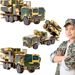 Puzzleok Vehicul Militar Puzzle din Lemn Model 3D Mașină Armată Puzzle
