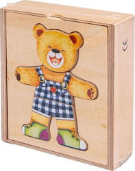 Puzzle din lemn Smily Play Misiek Boy Puzzle din lemn Smily Play Misiek Boy