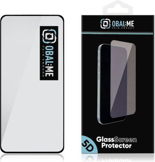Obal:Me 5D Tempered Glass Μαύρο (Redmi Note 14 Pro 4G)