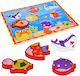 Jokomisiada Holz-Fisch-Montagepuzzle Unterwasserwelt 8 Teile Za5254