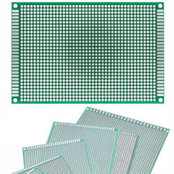Placă PCB Universală Prototip Față-verso 80 X 120 Mm Verde