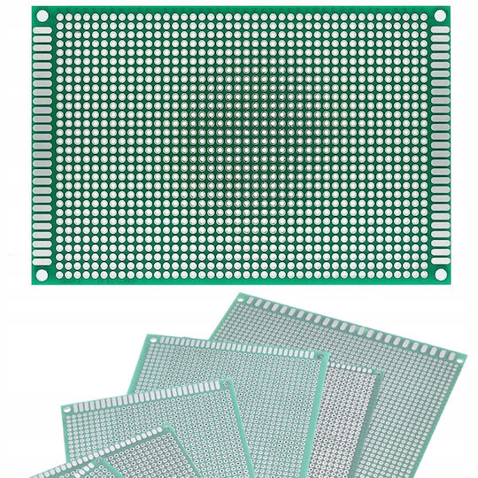 Double-sided Universal Prototype Pcb Board 80 X 120 Mm Green